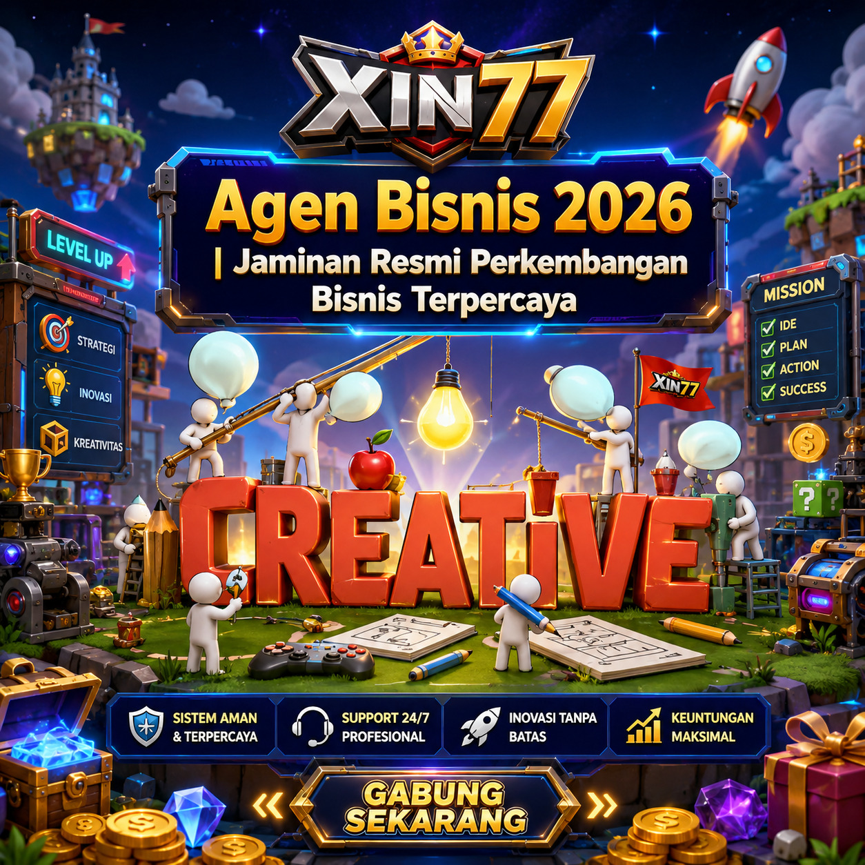 XIN77 Agen Bisnis 2026 - Jaminan Resmi Perkembangan Bisnis Terpercaya