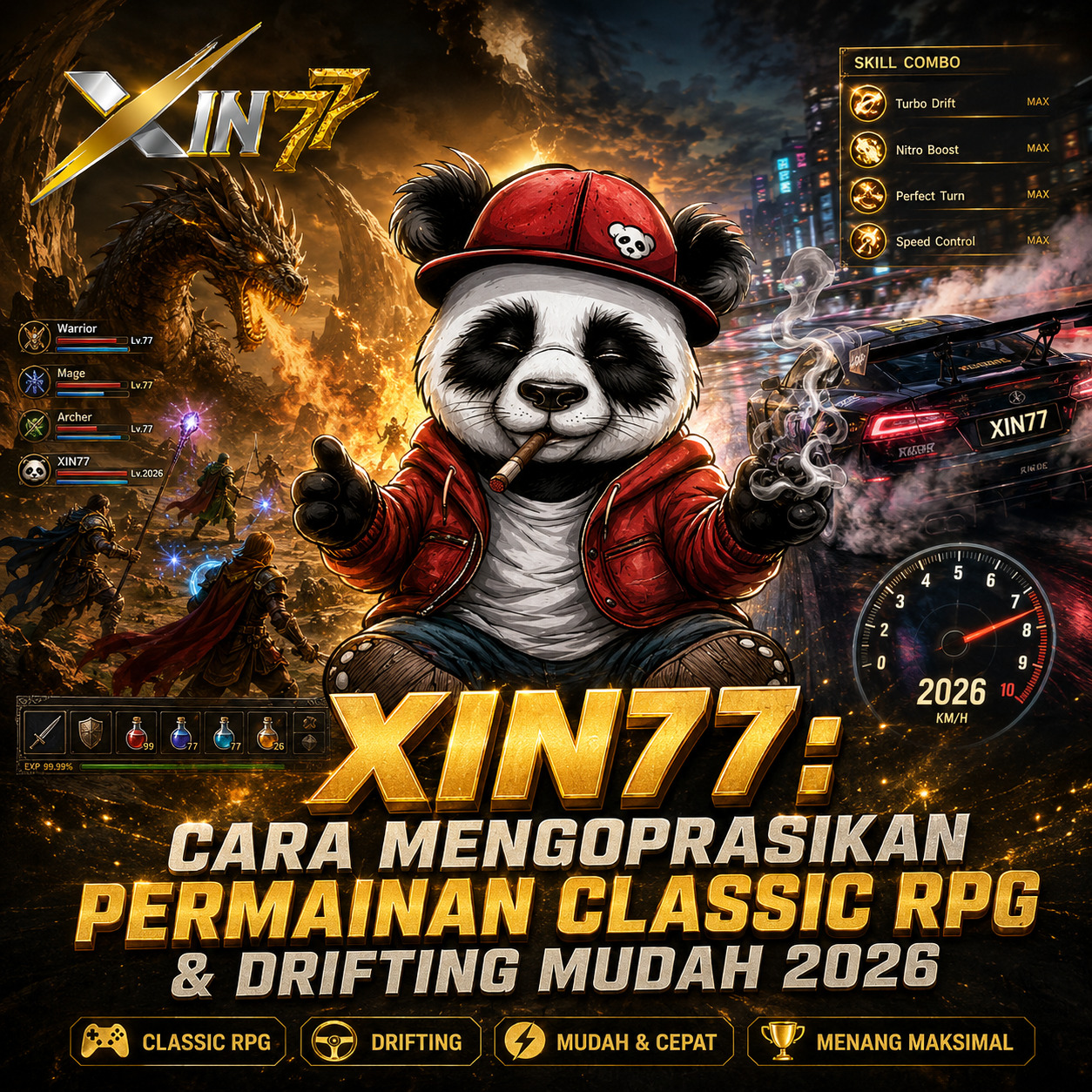 XIN77: Cara Mengoprasikan Permainan Classic RPG & Drifting Mudah 2026 XIN77: Cara Mengoprasikan Permainan Classic RPG & Drifting Mudah 2026