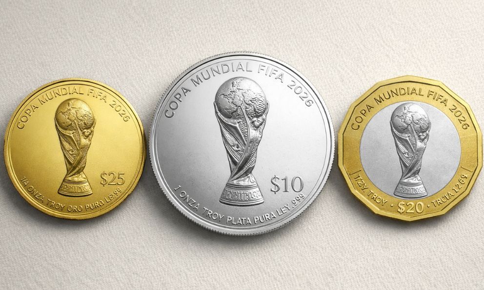 México alista emisión histórica de monedas conmemorativas por el Mundial 2026