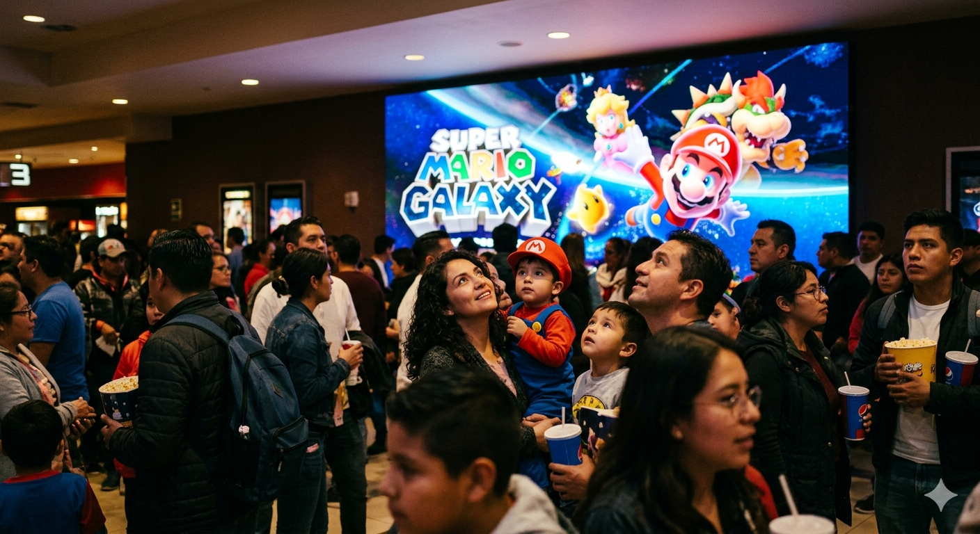 Super Mario Galaxy busca superar los 1,300 millones de dólares en taquilla